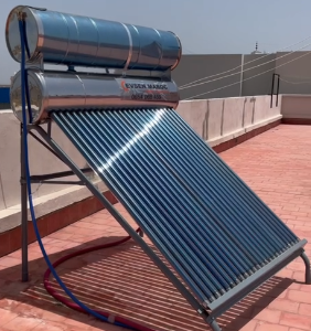 Captures solar water heater with vacuum tubes 24 tubes 320 lt